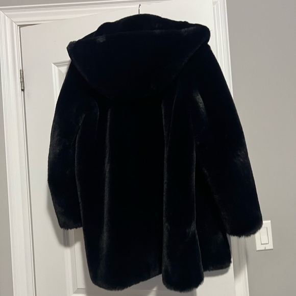 Sandro Faux Fur Coat - Picture 5 of 8